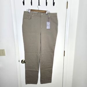 Gloria Vanderbilt Taupe Amanda Jeans 18 Long NWT